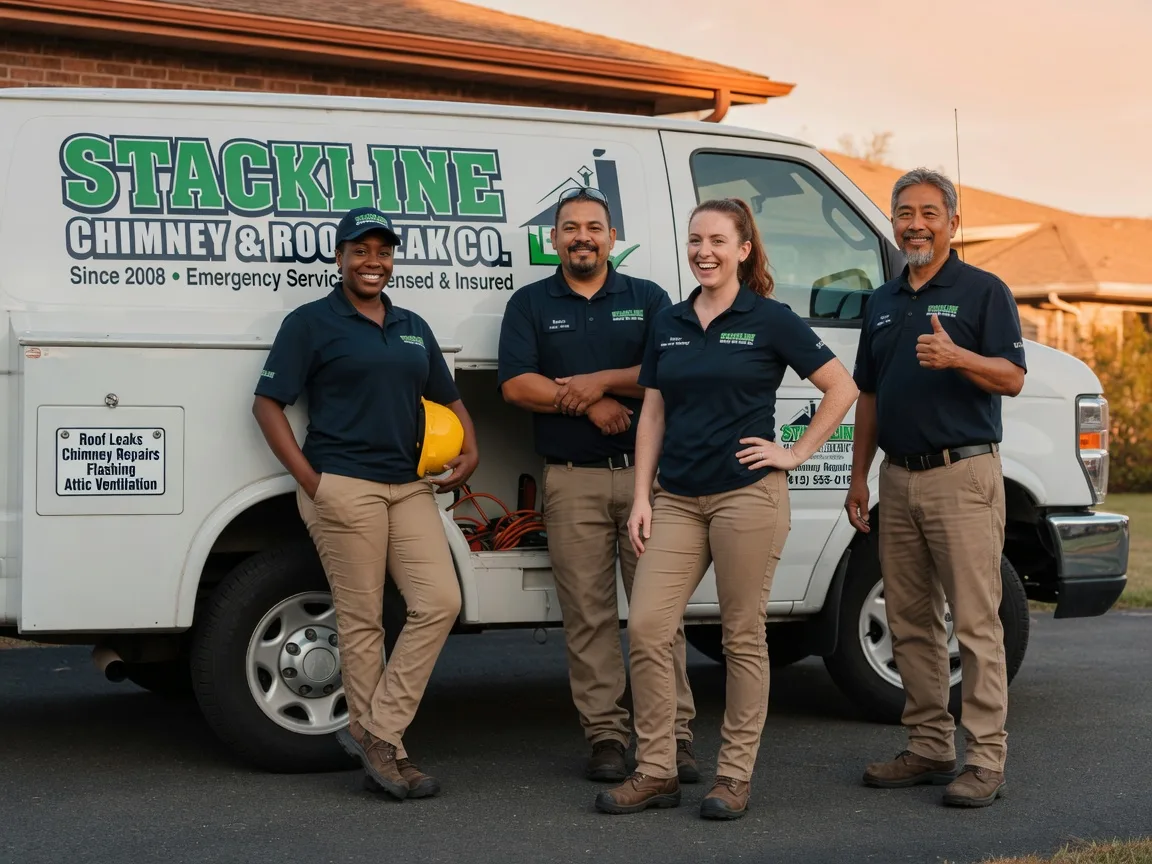 Chimney flashing repair company in Franksville, WI